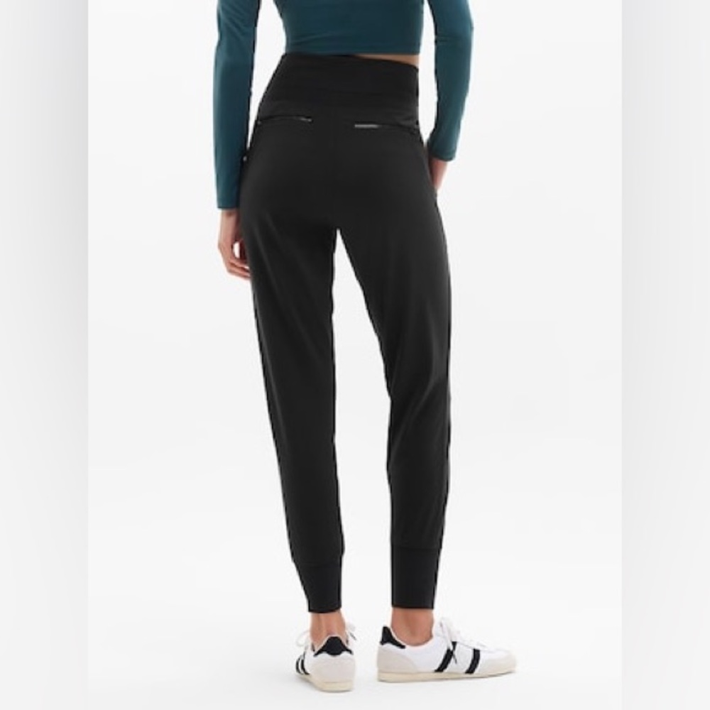 Athleta Black High-Rise Jogger Pants - Picture 2 of 6